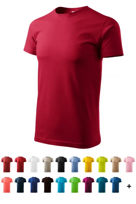 T-shirt simple homme, rouge marlboro