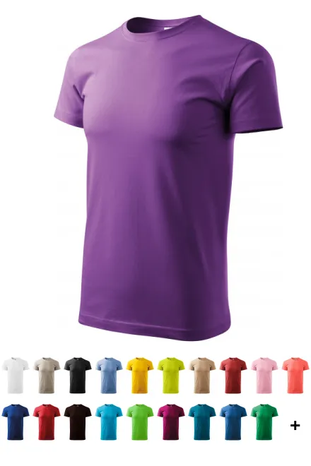 T-shirt simple homme, violet