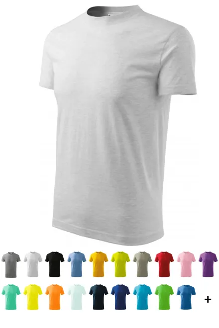 T-shirt simple pour enfants, marbre gris clair
