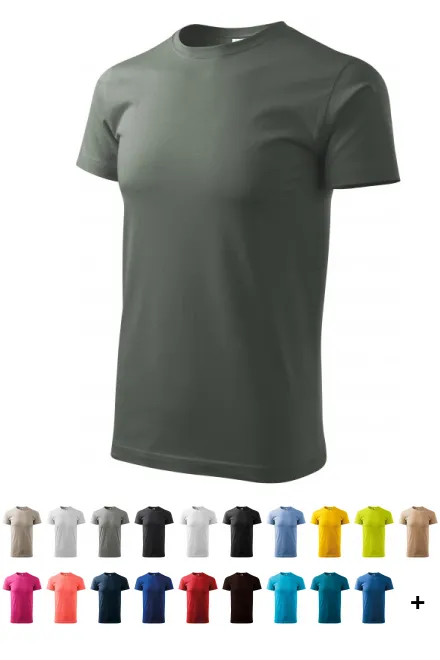 T-shirt unisexe plus épais, ardoise sombre