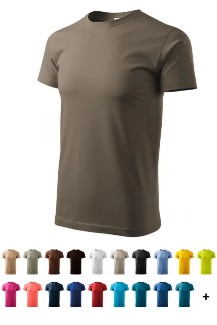 T-shirt unisexe plus épais, army