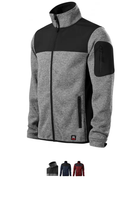 Veste temps libre homme, gris tricot clair