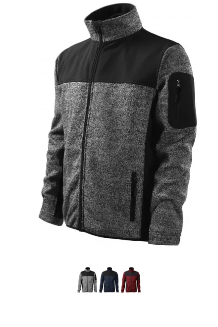 Veste temps libre homme, knit gray