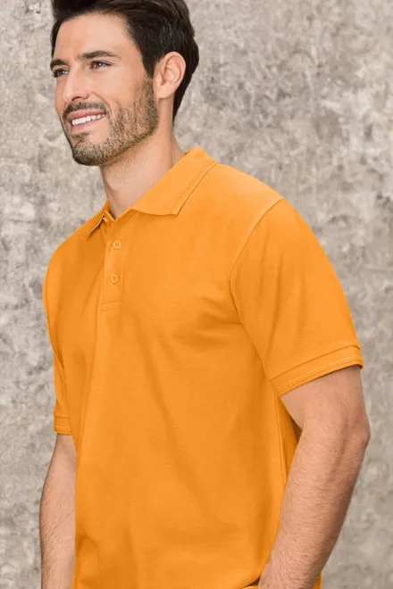 Polo ample homme, mandarine