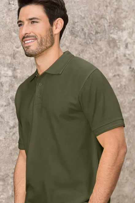 Polo ample homme, military