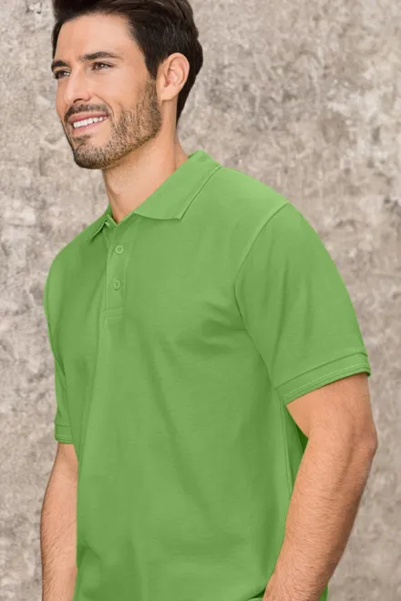 Polo ample homme, pois vert