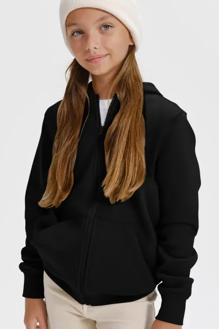 Sweat enfant à capuche, noir