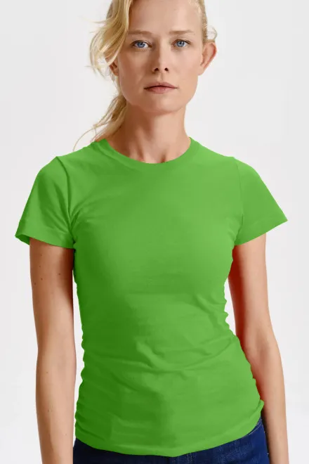 T-shirt classique pour femme, Pomme verte