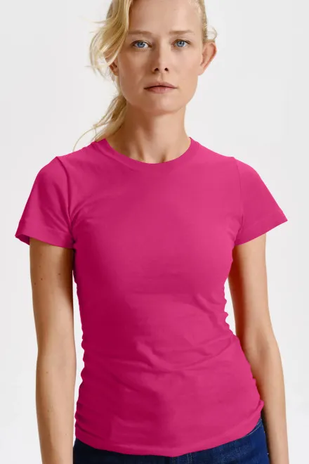 T-shirt classique pour femme, violet