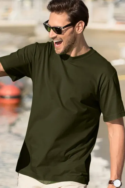 T-shirt classique pour hommes, military