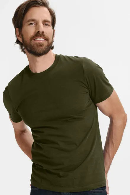 T-shirt classique pour hommes, military