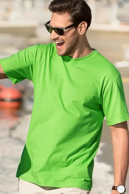 T-shirt classique pour hommes, Pomme verte