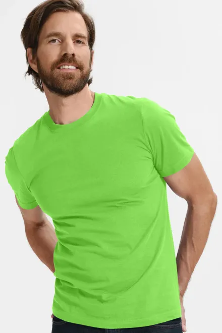 T-shirt classique pour hommes, Pomme verte