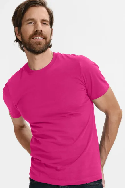 T-shirt classique pour hommes, violet