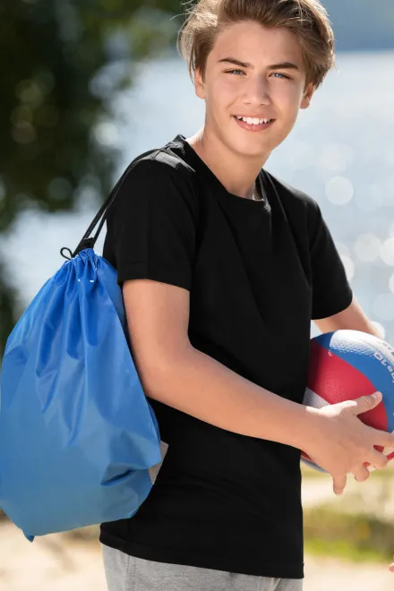 T-shirt de sport pour enfants, noir