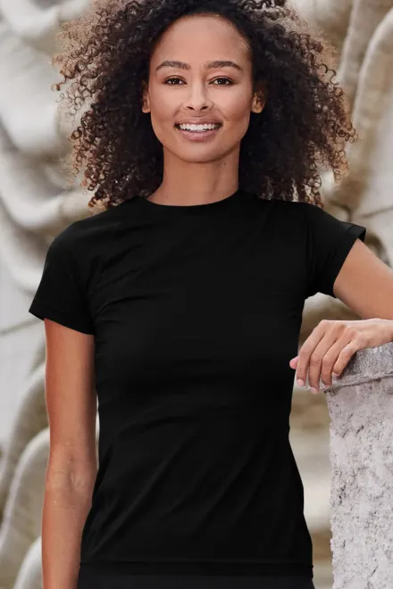 T-shirt femme pour le sport, noir