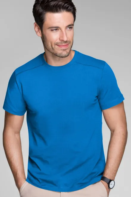 T-shirt homme décoré, océan bleu