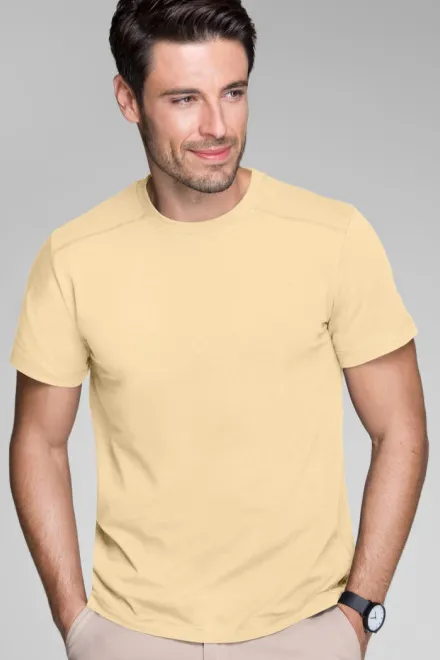 T-shirt homme décoré, vanille