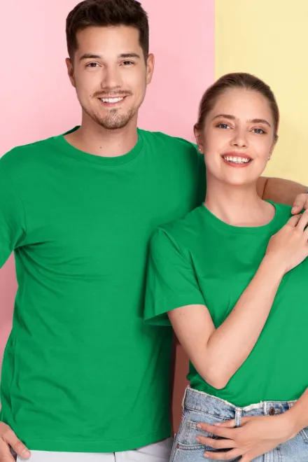 T-shirt léger à manches courtes, herbe verte