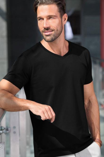 Serre T Shirt Moulant Homme V Neck T Shirt Noir Moulant Homme T