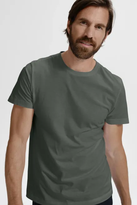 T-shirt simple homme, ardoise sombre
