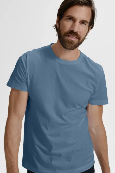 T-shirt simple homme, denim
