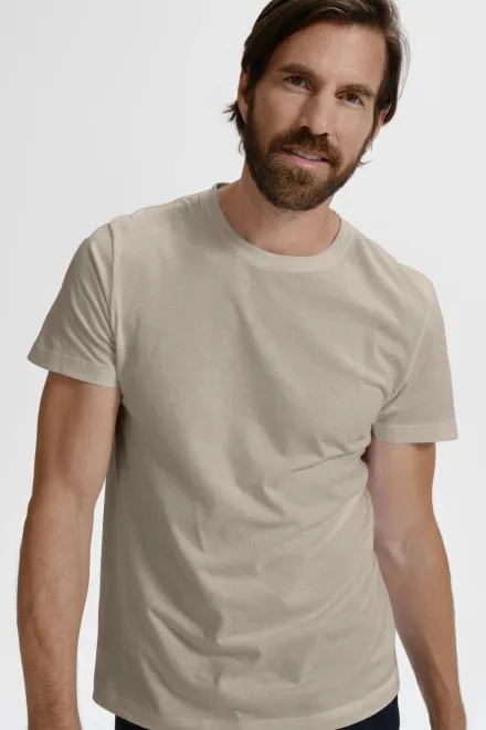 T-shirt simple homme, gris glacé