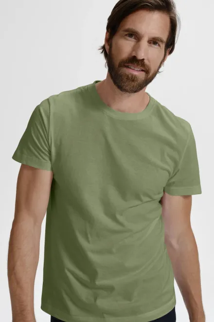 T-shirt simple homme, khaki