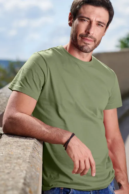 T-shirt simple homme, khaki