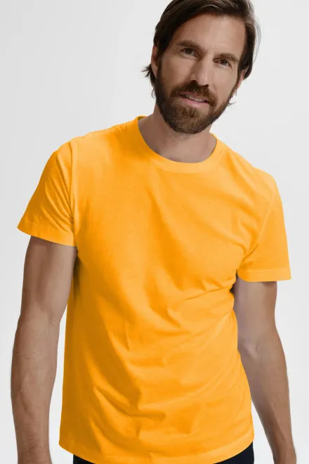 T-shirt simple homme, mandarine