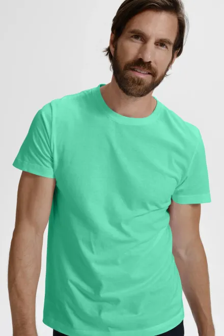 T-shirt simple homme, menthe