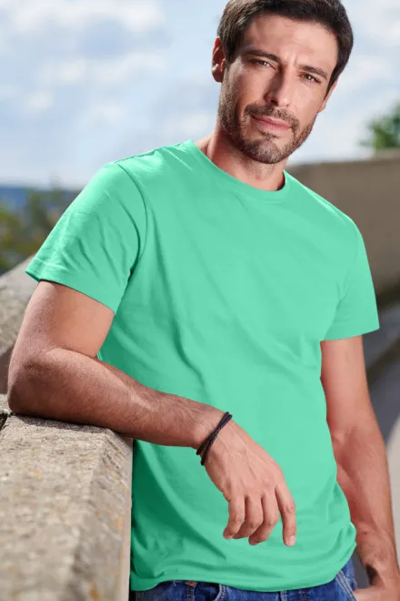 T-shirt simple homme, menthe
