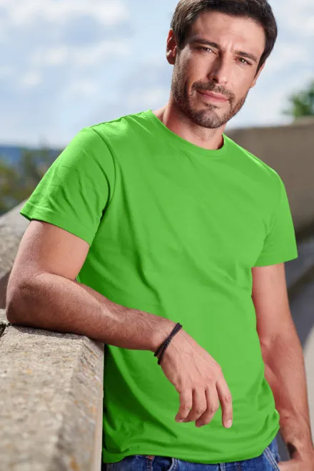 T-shirt simple homme, Pomme verte