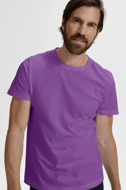 T-shirt simple homme, violet