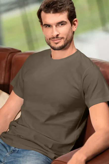 T-shirt unisexe plus épais, army