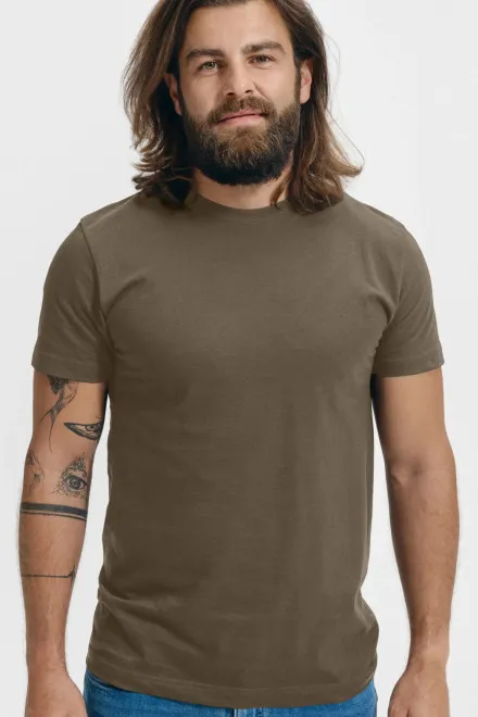 T-shirt unisexe plus épais, army