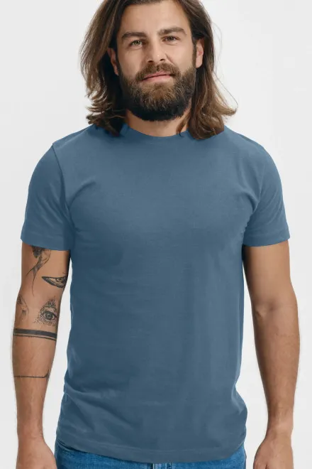 T-shirt unisexe plus épais, denim