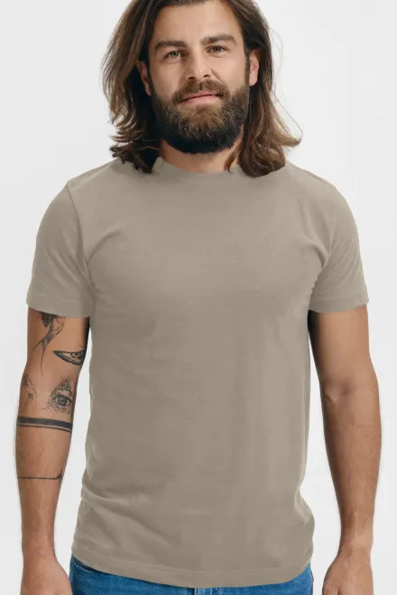 T-shirt unisexe plus épais, gris glacé