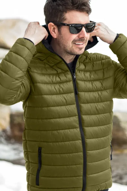 Veste matelassée homme, avocat vert