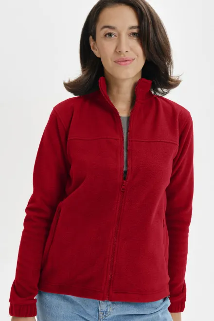 Veste polaire femme, rouge marlboro