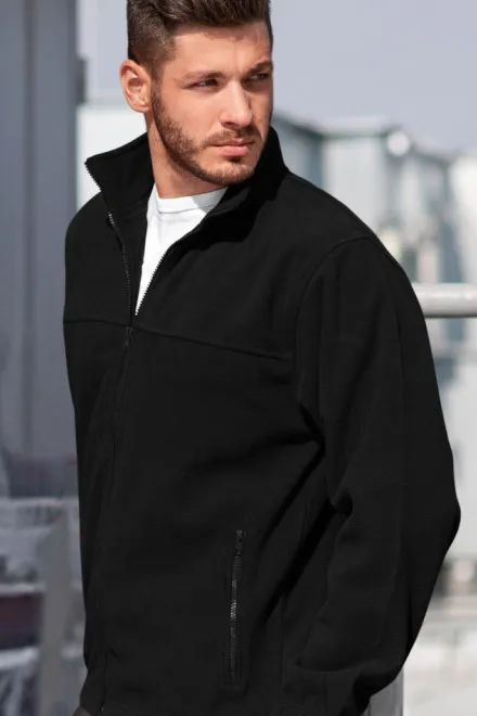 Veste polaire homme, noir