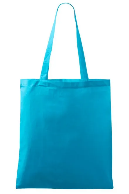 Petit sac à provisions - turquoise, uni