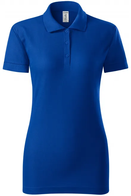 Polo ajusté pour femme - bleu royal, S