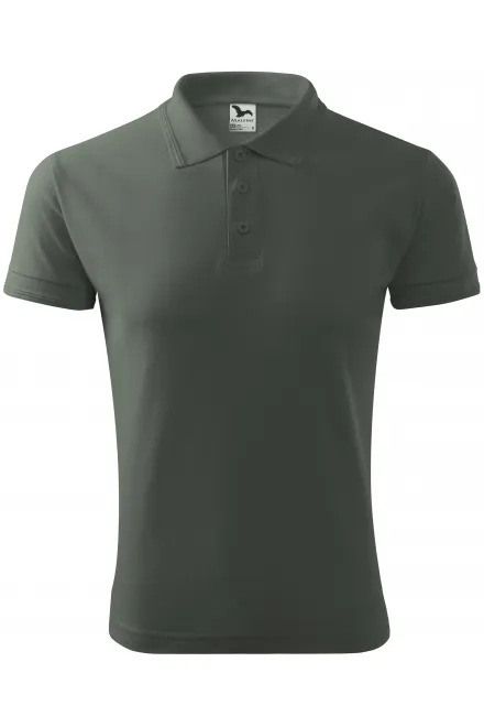 Polo ample homme - ardoise sombre, S