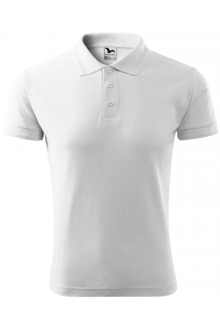 Polo ample homme - blanche, S