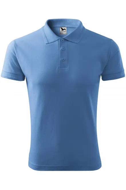 Polo ample homme - bleu ciel, S