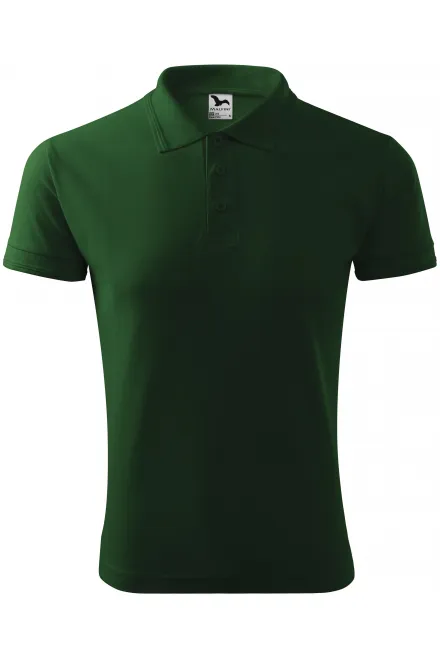 Polo ample homme - bouteille verte, S