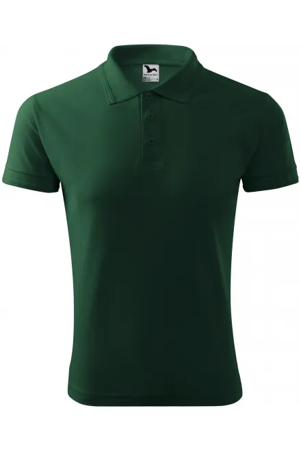 Polo ample homme - bouteille verte, S