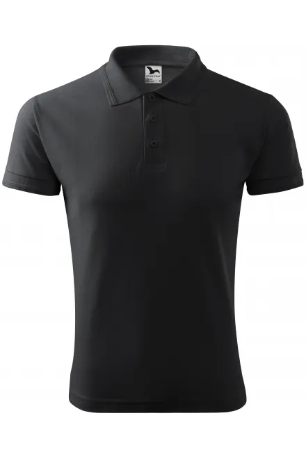 Polo ample homme - gris ébène, S