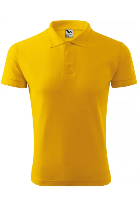 Polo ample homme - jaune, S